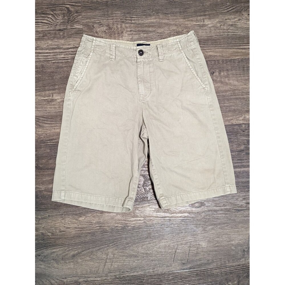 American Eagle Outfitters Shorts Mens 30 Khaki Chino 100% Cotton Longboard - Picture 1 of 6